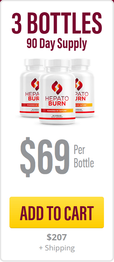 HepatoBurn 3 bottle price